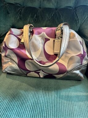 Coach scarf print carryall in scarf print
